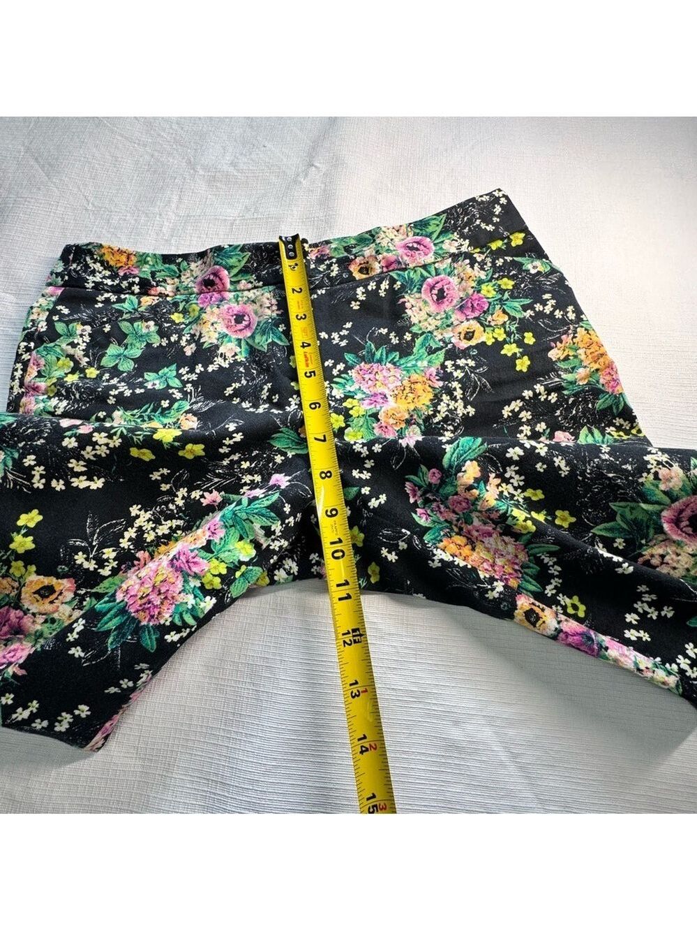 Laundry By Shelli Segal Multicolor Floral Pants Size 6 - Picture 5 of 8